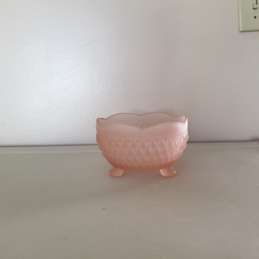 Frosted Pink Bowl
